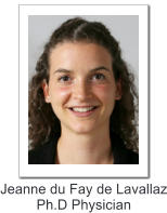 Jeanne du Fay de Lavallaz Ph.D Physician